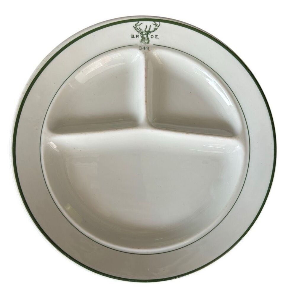 Jackson China B.P.O.E. 349 Elks Lodge DuBois Pa Sectional 10 1/2”  Plate